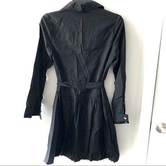 Outfitters Black Long Sleeve Dress Crystal Buttons - Picture 8 of 10